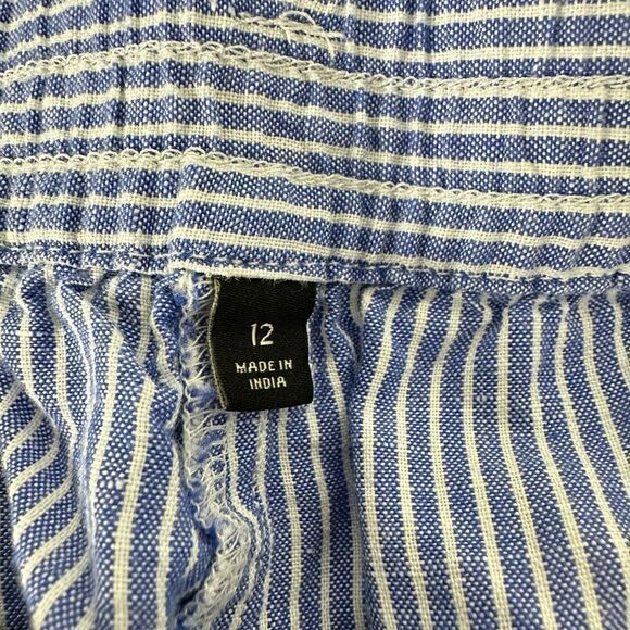 Talbots The Easy Drawstring Pant size 12 Linen Blend - Picture 6 of 6